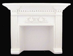 Dollhouse Miniature Fireplace